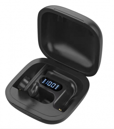B10 TWS Bluetooth 5.0  waterproof True Wireless earbuds earphone with Wireless Charging functions Ear hooks Sport Headset 