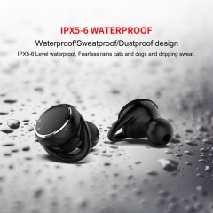 BS01 Portable True Wireless Stereo Earbud Waterproof TWS bluetooth Headphone With 400mAh Power Supply