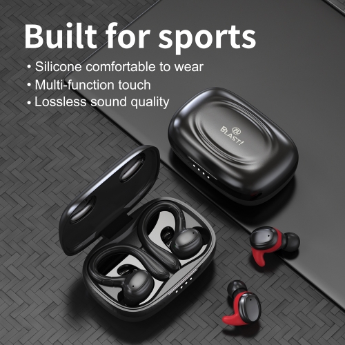 i24 TWS waterproof and sweatproof BT5.1 earhook for sport running
